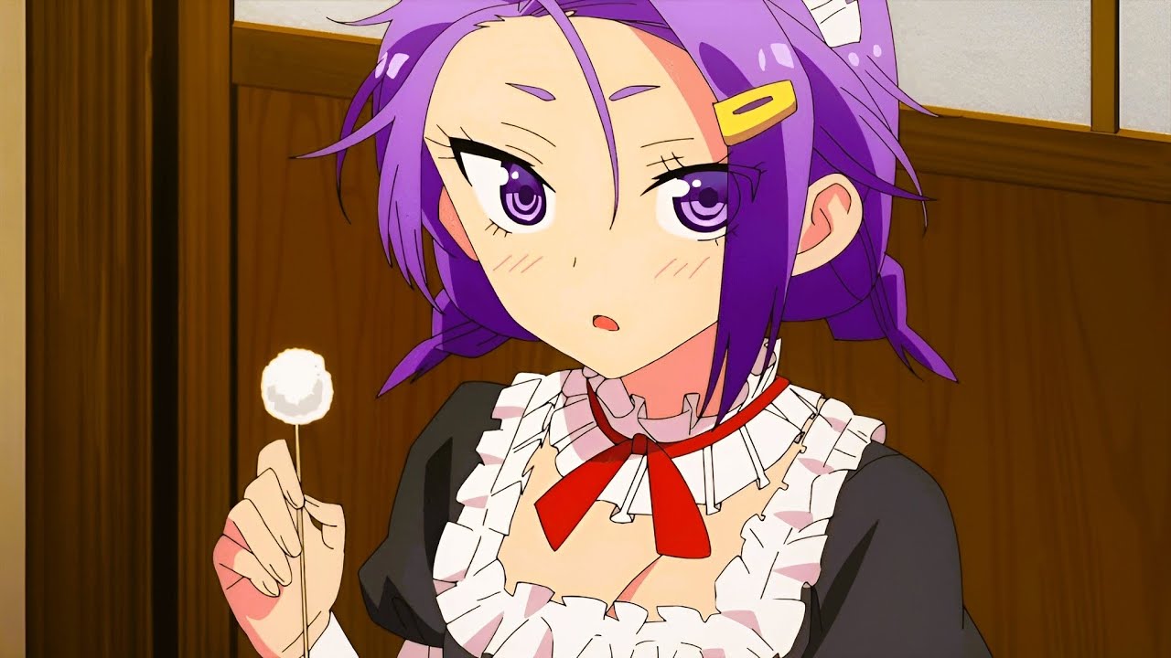 Yuiga got a cute Maid Wife...Anime Moment