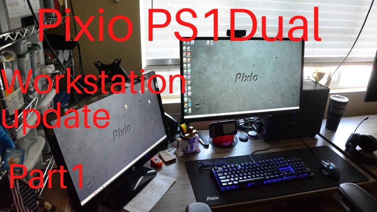 Dual monitor Arm/ workstation upgrade part 1