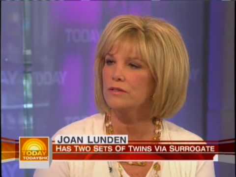 Joan Lunden on The Today Show talking about surrogacy