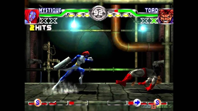 X-men Mutant Academy - Gameplay PSX (PS One) HD 720P (Playstation classics)  