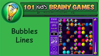 101 Kid's Brainy Games - Bubbles Lines screenshot 2