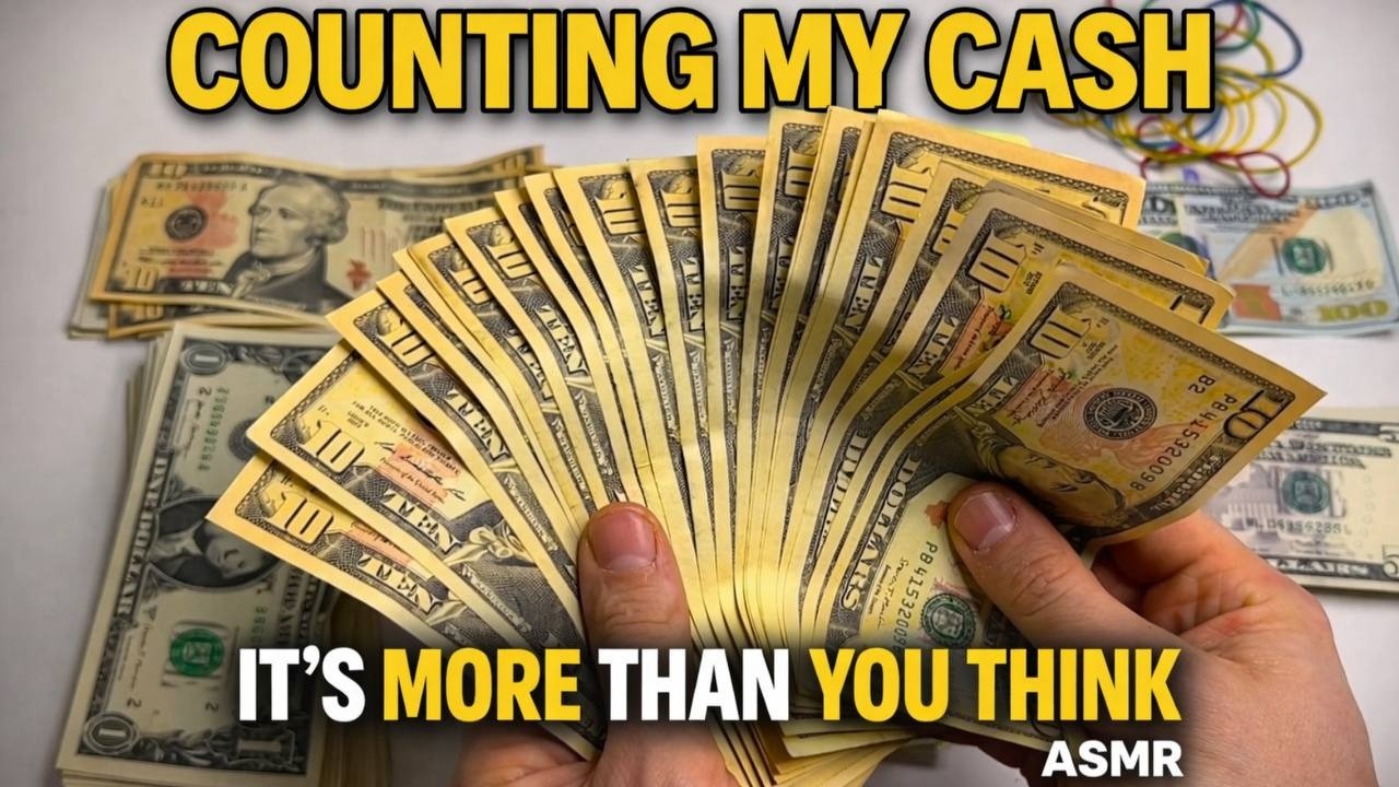 How Much Money Is This?! 💸 Counting Stack Bills | Money ASMR
