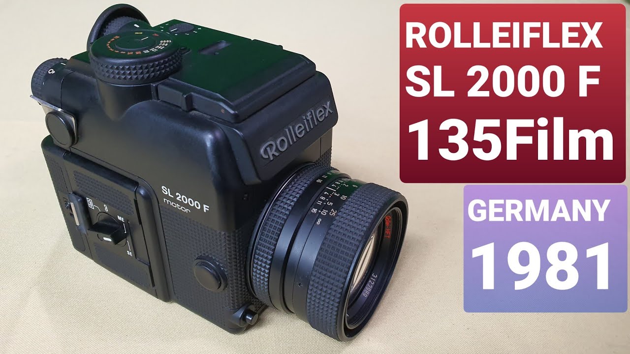 ROLLEIFLEX SL2000 F 135Film GERMANY 1981