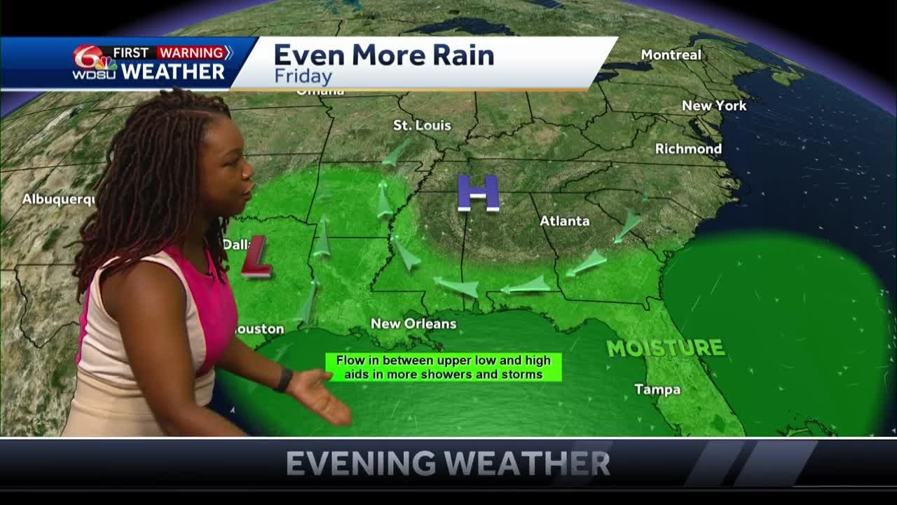 Heavy rain and storms expected for the next few days - YouTube