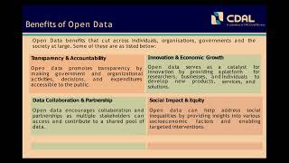 Expert Session - Data Analytics and the rise of Open Data
