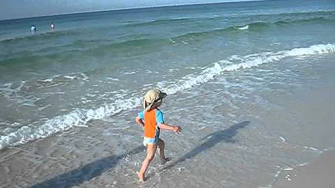 Toddler Beach fun