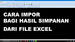 Cara Impor Bagi Hasil Secara Manual dari File Excel di Aplikasi Koperasi screenshot 1