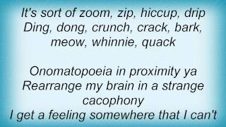 Todd Rundgren - Onomatopoeia Lyrics