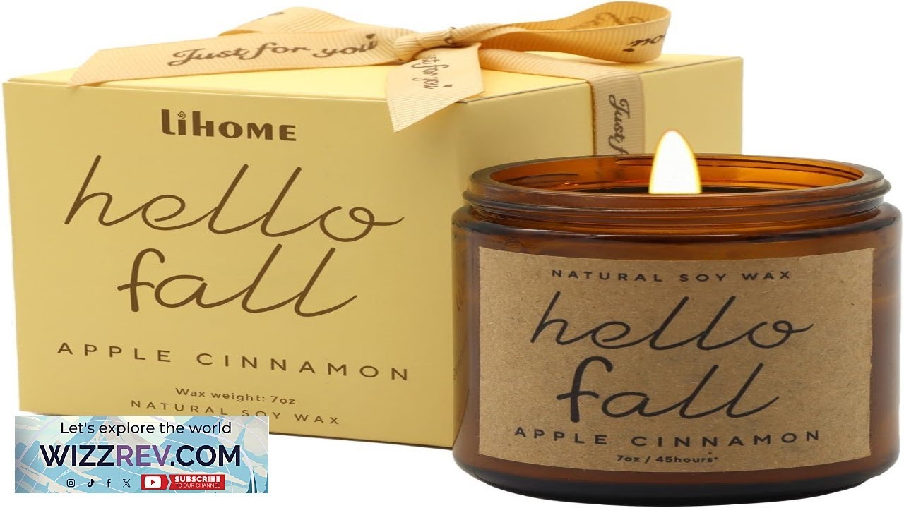 Fall Decorations for Home Fall Candles Gifts for Women Natural Soy