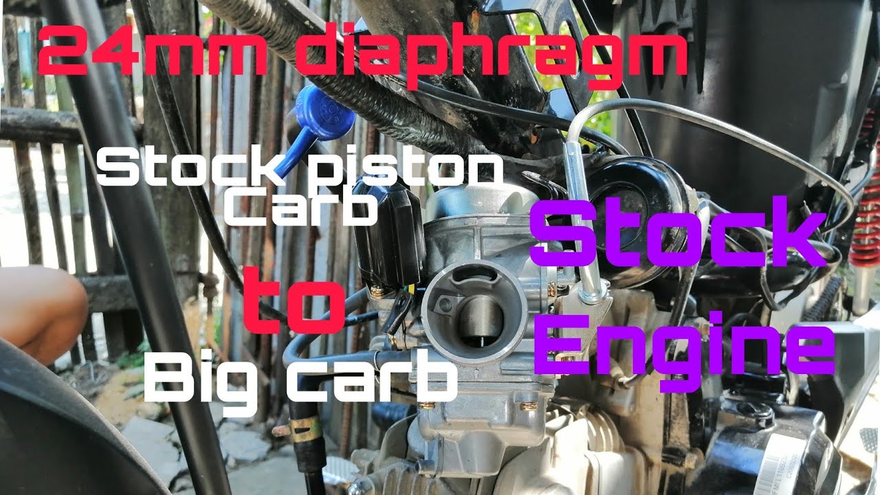 DIAPHRAGM 24mm Carburator from PISTON CARB 125CC underbone using