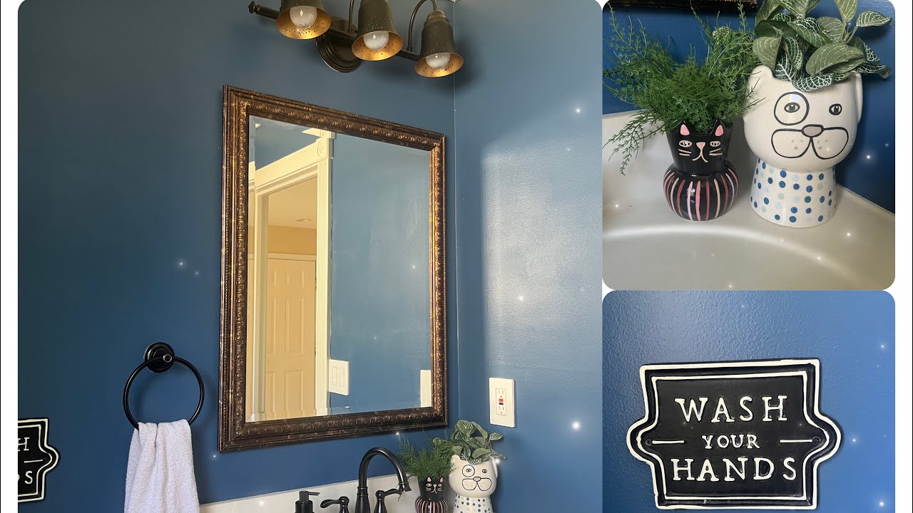 DIY Small Bathroom Makeover! YouTube