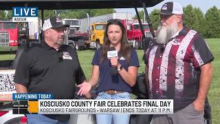 Kosciusko County Fairgrounds celebrates final day with 'Three Fat Truckers' Podcast Hosts