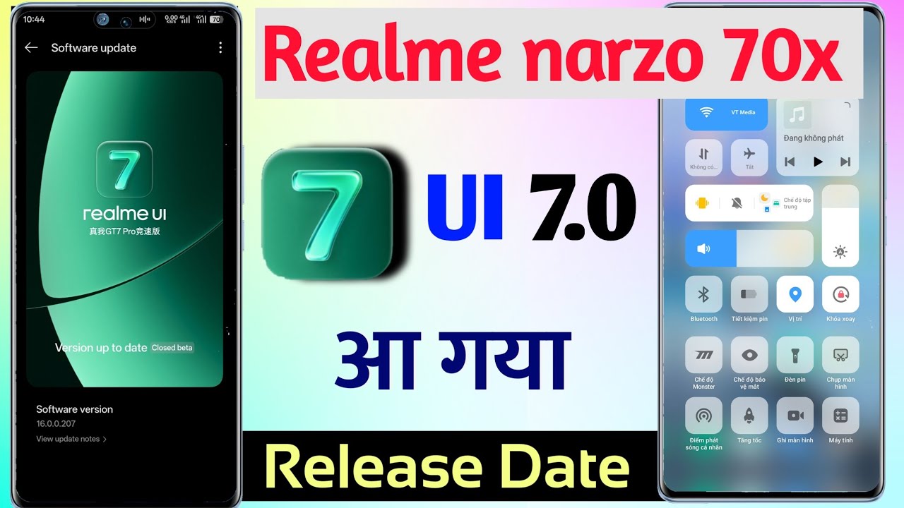 realme narzo 70x ui 7.0 update release date | realme narzo 70x ui 7.0 50+ features 