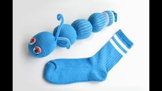 No-Sew Sock Worms