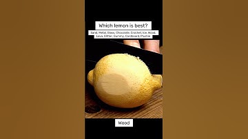 Which lemon is best? #asmr #ai #satisfying #fruitcutting