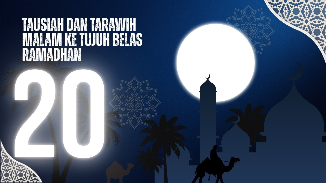 LIVE Tausyiah dan Sholat Tarawih Masjid Daarut Tauhiid | Ust Feri Susanto