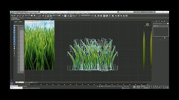 3dsmax beginners: Making Grass and vegetation using render to texture baking