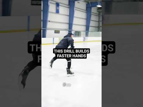 THIS DRILL BUILDS FASTER HANDS #hockeycoaching #hockeytraining