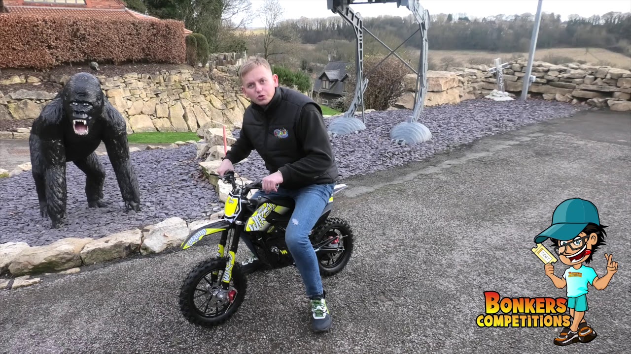 Stomp 800w Electric Dirt Bike - £6.50 - YouTube