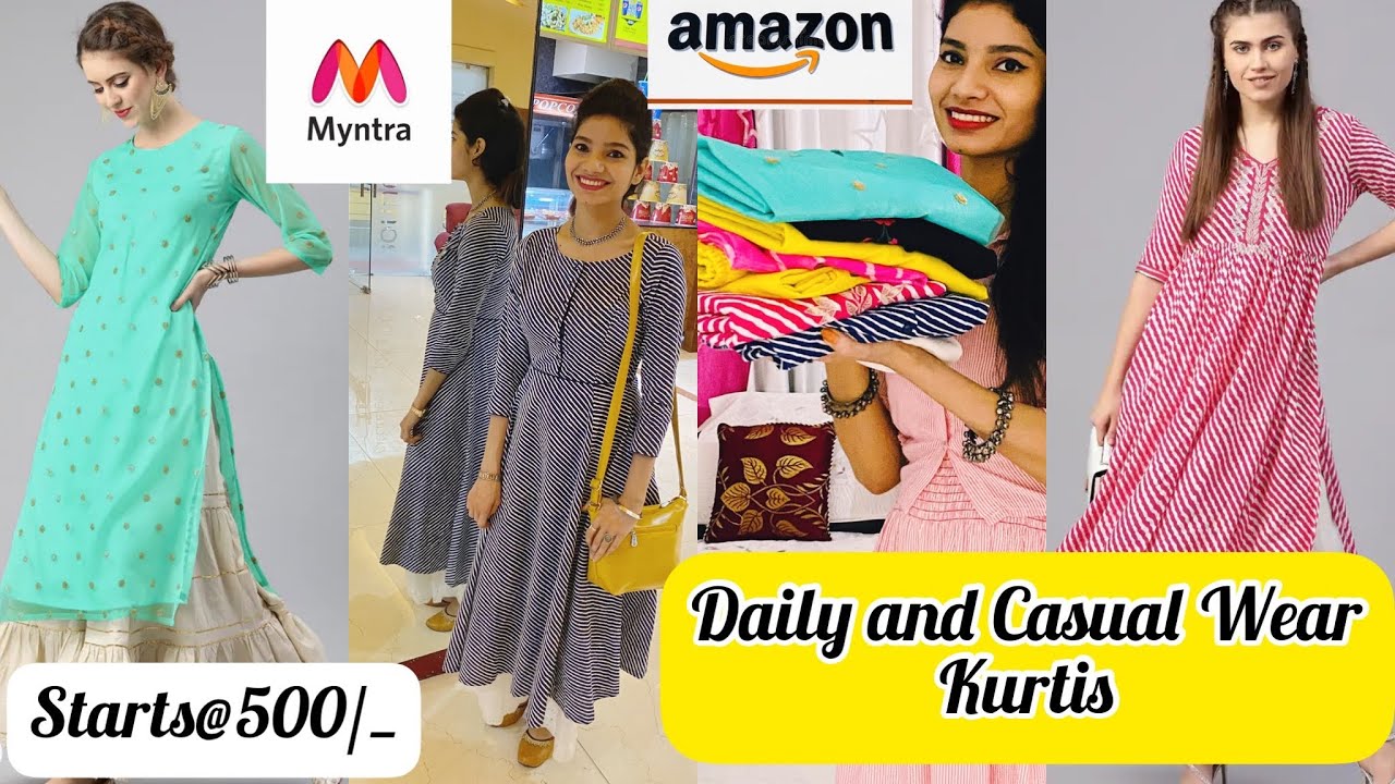 Myntra Daily Wear Kurtis Austria, SAVE 53%, 57% OFF