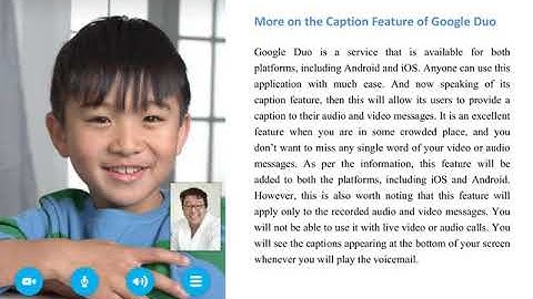 Google Duo Introduces Caption Feature for Audio and Video Messages