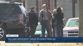 Holland restaurant owner released from jail