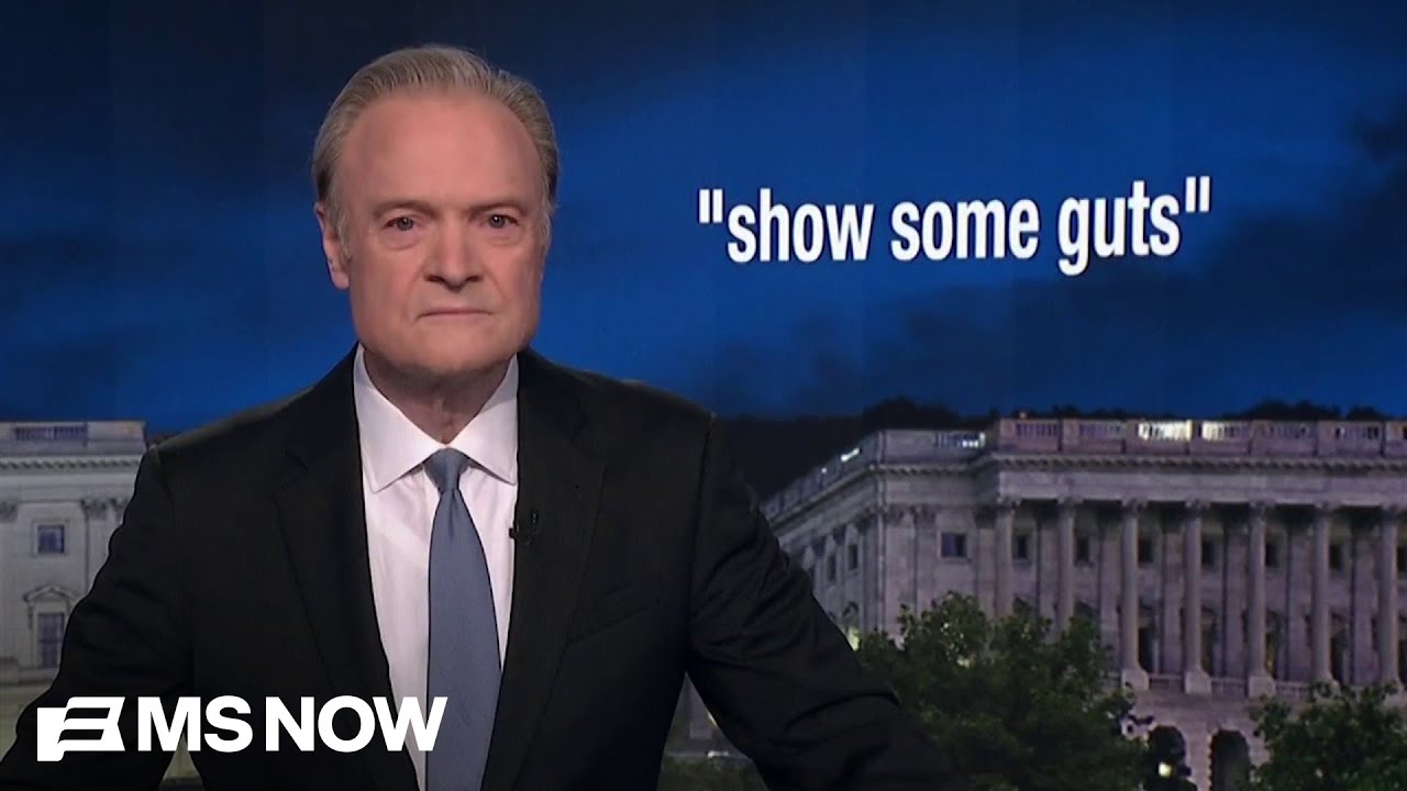 Lawrence: Donald Trump says it's time to 'show some guts' in a warzone where no Trump would ever go