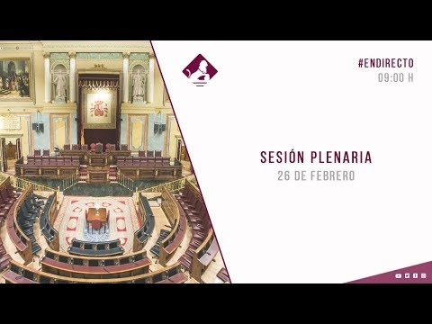 Sesión Plenaria (26/02/2020)