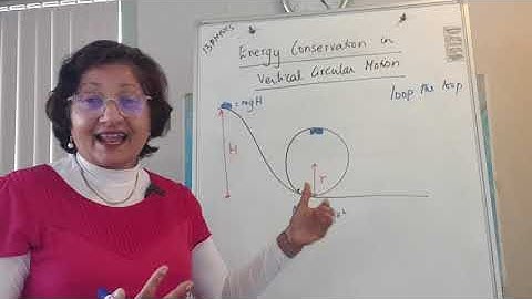 Y13 Physics Energy conservation and vertical circular motion