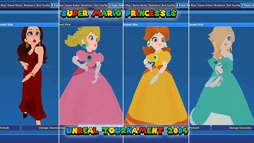 UT2004 Super Mario Princesses Pack (CTF4)