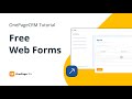 CRM Web Forms: How to Build a Simple Lead Capture Form | OnePageCRM Tutorial