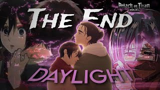 The end🥲 (Attack on titan) [edit/AMV] - DAYLIGHT Resimi