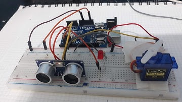 Sensor Ultrassônico e Servo Motor - Programação por Blocos no Tinkercad Simular e Práticar 9