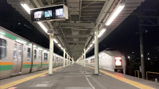 E231系・特急"草津"号 尾久駅通過