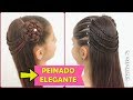 ❤️ Peinado CON LIGAS / Peinado elegante para niña / Wilvita ❤️