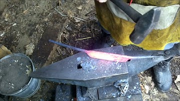 Forging a Draw Knife Part 1