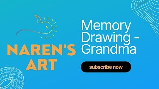 Grandma Sitting in Chair & Reading book | Memory Drawing Grandma Sitting in Chair & Reading book | Memory Drawing