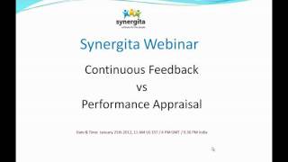 Continuous Feedback Vs Performance Appraisal