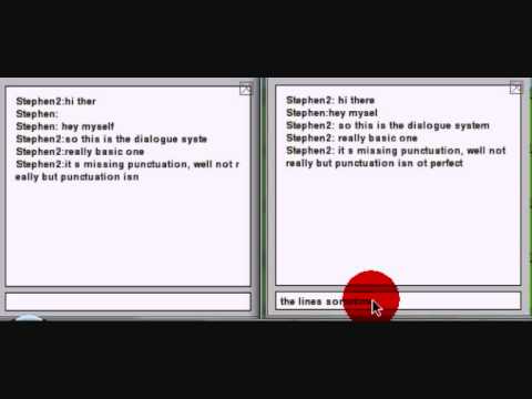 New chat system and walk animation