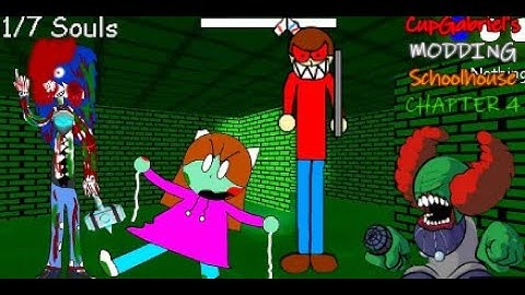 Cupgabriel Modding Schoolhouse Chapter 4 Night Verison Mode( Baldi Basics Mod)