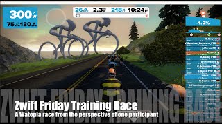 Zwift Friday Training Race   May 8, 2015