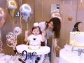  عيد ميلاد بنت نانسي عجرم ليا صار عمرها سنة  