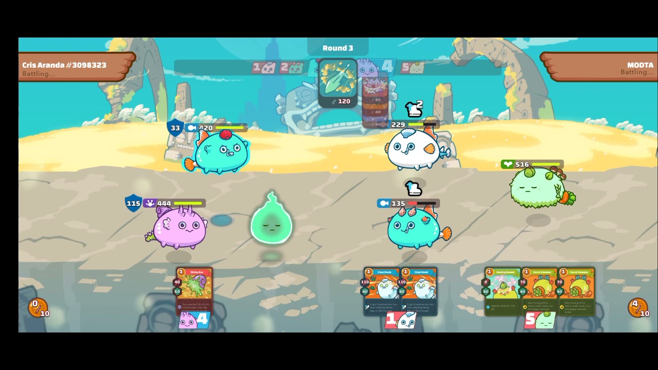Axie@Play  RAP Strategy For Healing Plant Backline