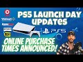 PS5 Online Order Times for PS5 Launch Day - Walmart and Sony Announcements!