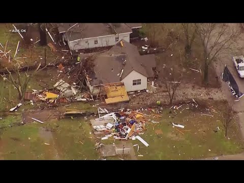 Severe storms rip across the South - YouTube