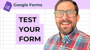 Hoe test ik een Google Formulier dat ik heb gemaakt?