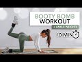 10 MIN BOOTY BOMB WORKOUT (+ Ankle Weights) | Eylem Abaci