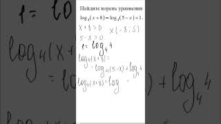 СтатГрад от 24 апреля 2024. 6 задание  #егэ #профиль #математика #уравнения #свойства #логарифм