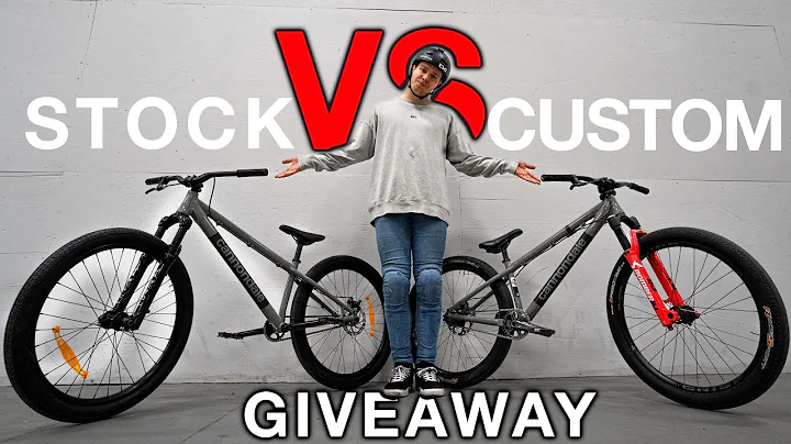 STOCK VS CUSTOM DIRT JUMP BIKE BUILD TESTING! *GIV...