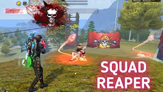 SOLO VS SQUAD || THE MOST SUSPENSEFUL GAME I HAVE EVER PLAYED || FT. THE SQUAD REAPER 🔥 !!!!